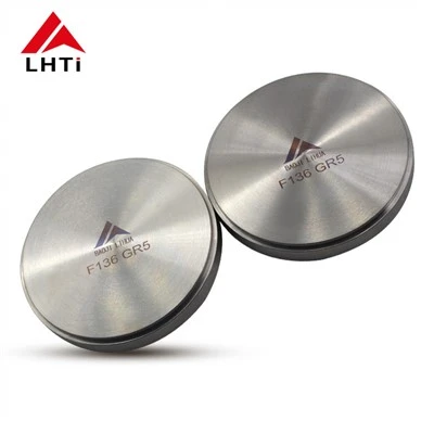 ASTM B381 Titanium legering smedning rund skive